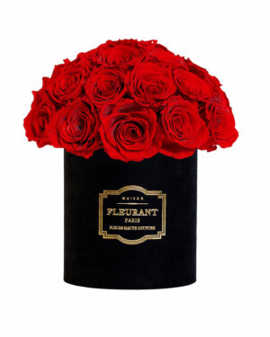 Fleurant Paris bouquet de roses rouge taille médium